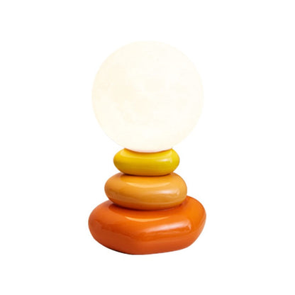Nordic Cream Stone Moon Lamp – Creative LED Night Light