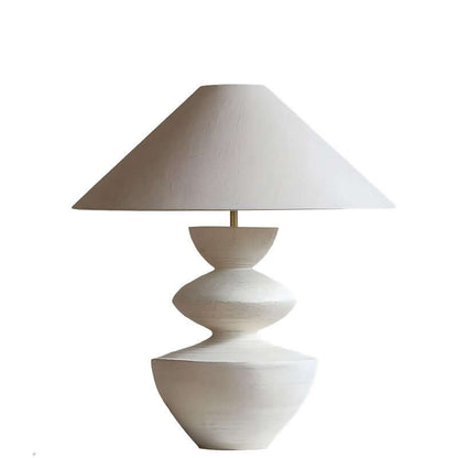 Wabi-Sabi Ceramic Table Lamp – Handmade Japandi Ambient Light | Lumiosa