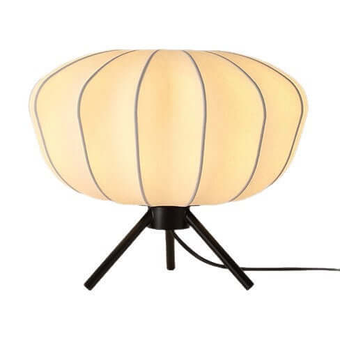Silk Shade Table Lamp | Modern Vintage Ambient Bedside Light | Lumiosa