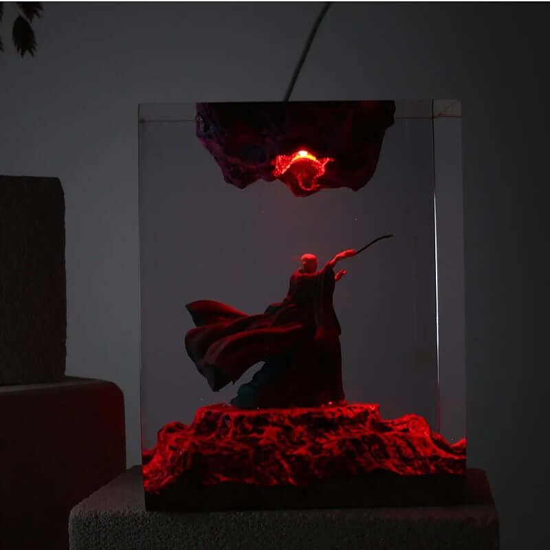 Fantasy Wizard Desk Lamp | Resin Ambient Night Light – LUMIOSA DESIGN