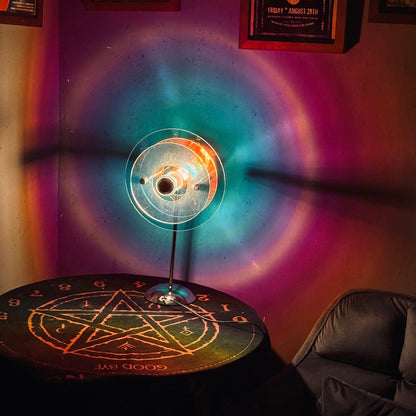 Bauhaus Table Lamp – Colorful USB LED for Desk & Bedside