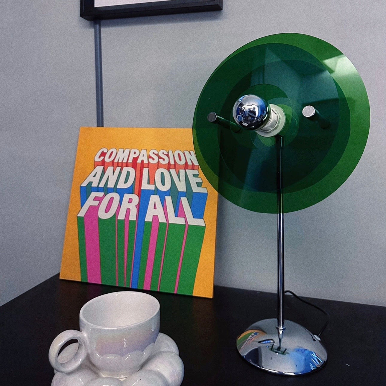 Bauhaus Table Lamp – Colorful USB LED for Desk & Bedside