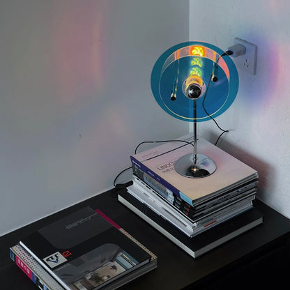 Bauhaus Table Lamp – Colorful USB LED for Desk & Bedside