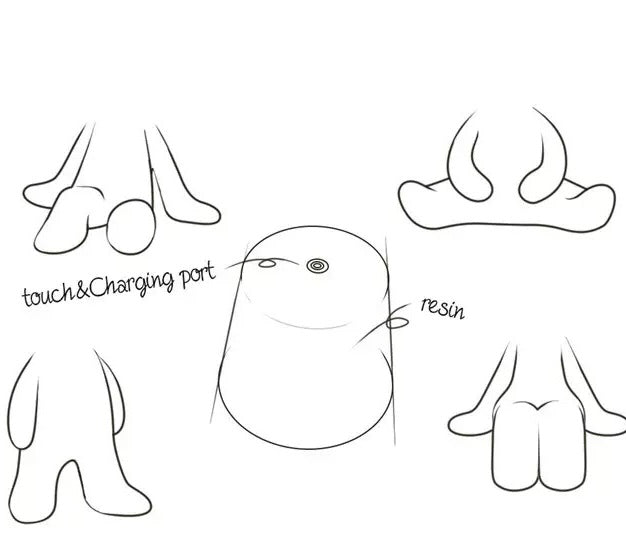 Thinker Brothers Table Lamp – Italian Minimalist Touch Sensor LED