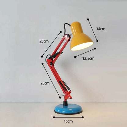 Memphis Macaron Desk Lamp | Modern Long-Arm LED Table Light