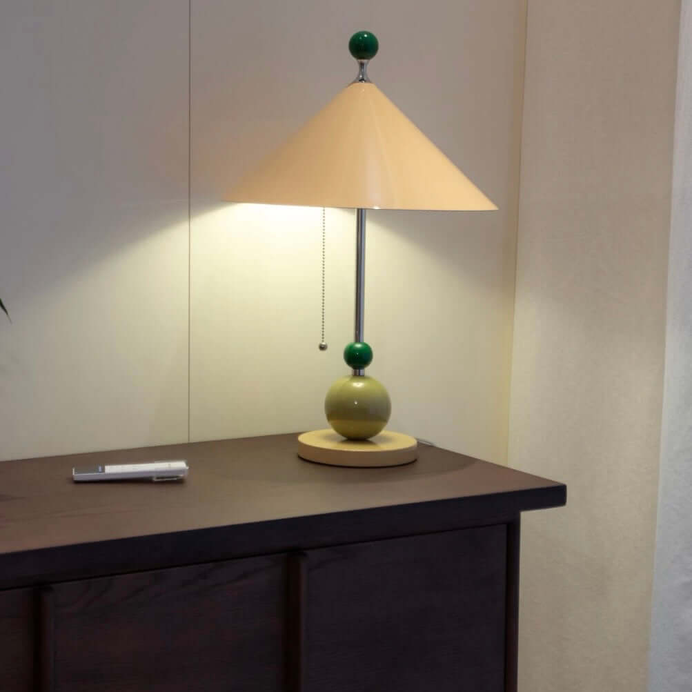 Memphis Umbrella Table Lamp – Colorful Artistic Kids Room Light