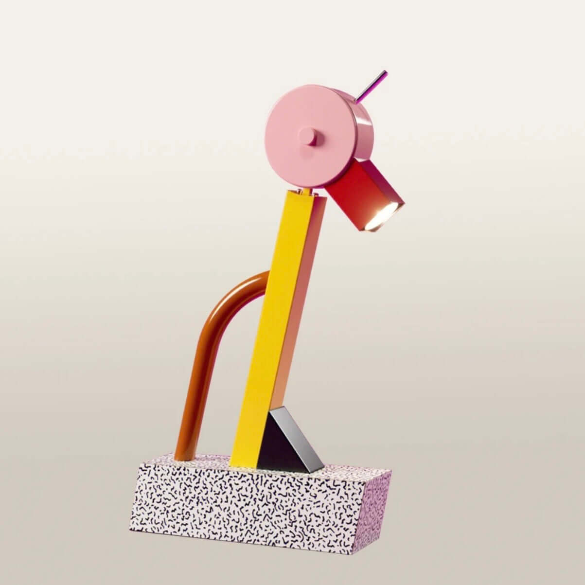 Memphis Bird Table Lamp – Artistic Italian Designer Light