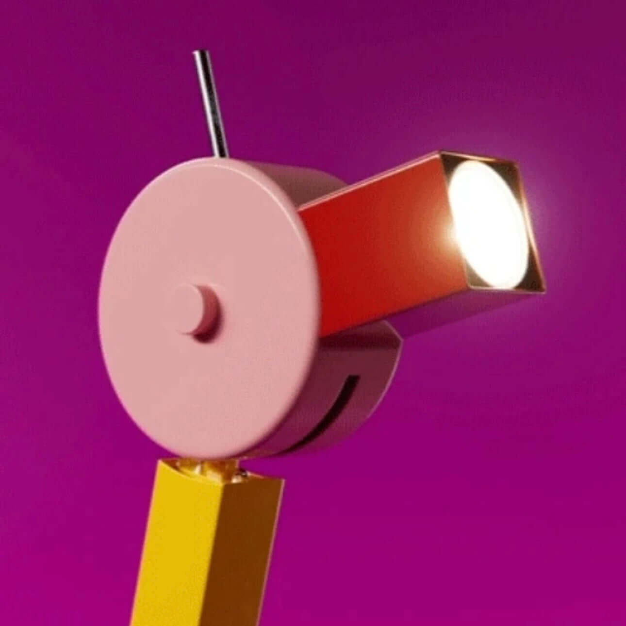 Memphis Bird Table Lamp – Artistic Italian Designer Light
