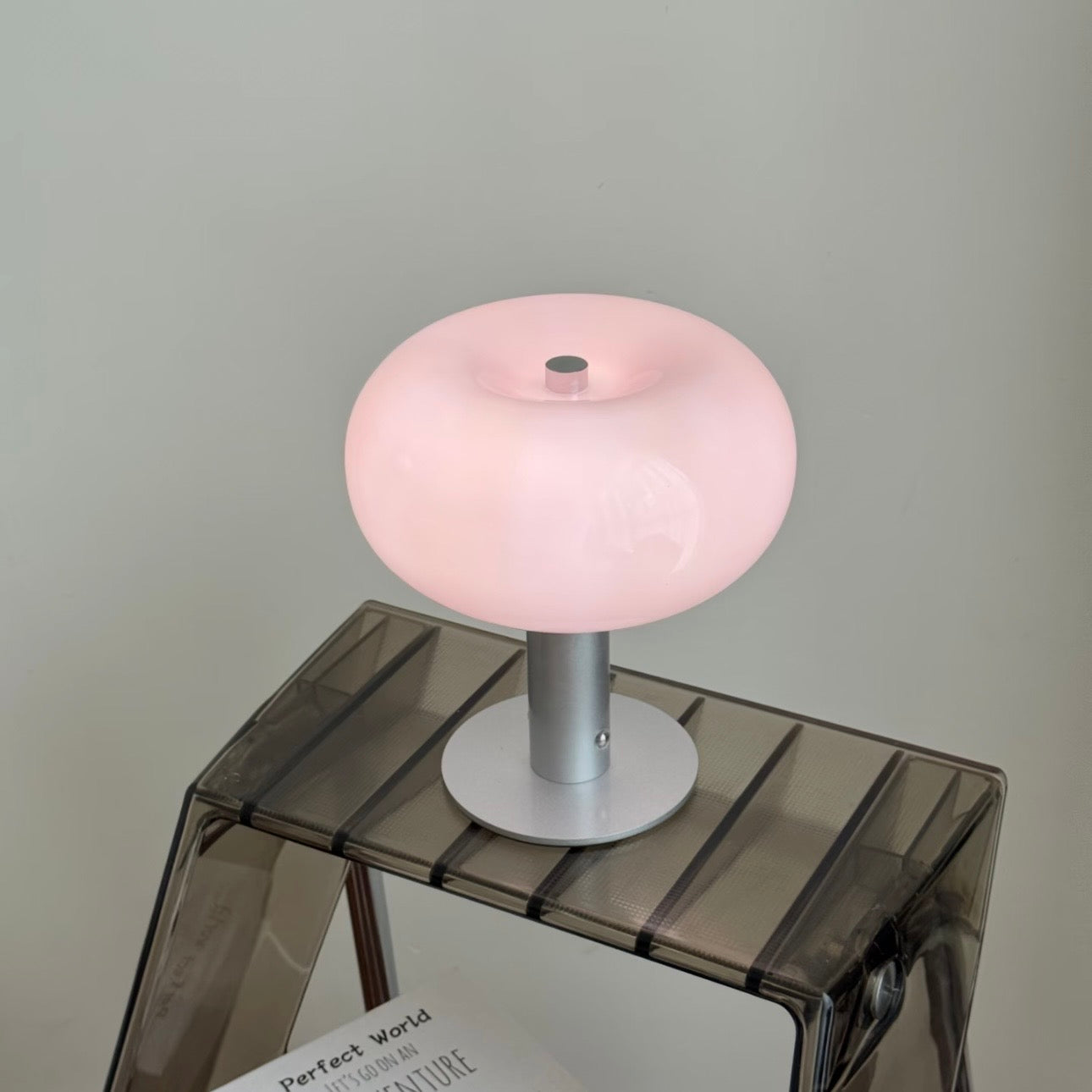 Bauhaus Halo Glass Table Lamp | Cordless Designer Light | Lumiosa