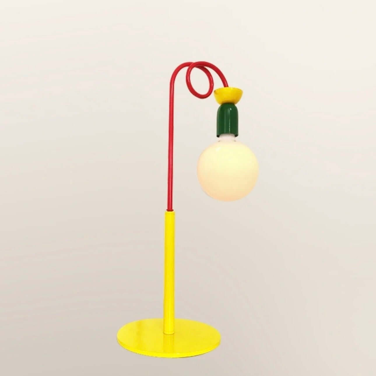 Memphis Macaron Table Lamp | Colorful Retro Bedroom Light