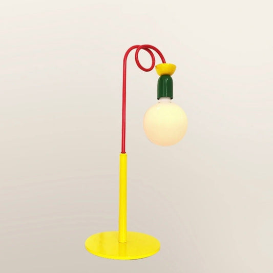 Memphis Macaron Table Lamp | Colorful Retro Bedroom Light