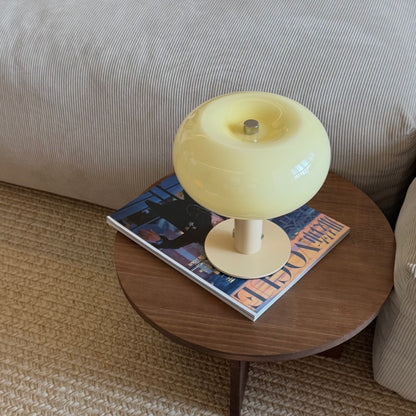 Bauhaus Halo Glass Table Lamp | Cordless Designer Light | Lumiosa