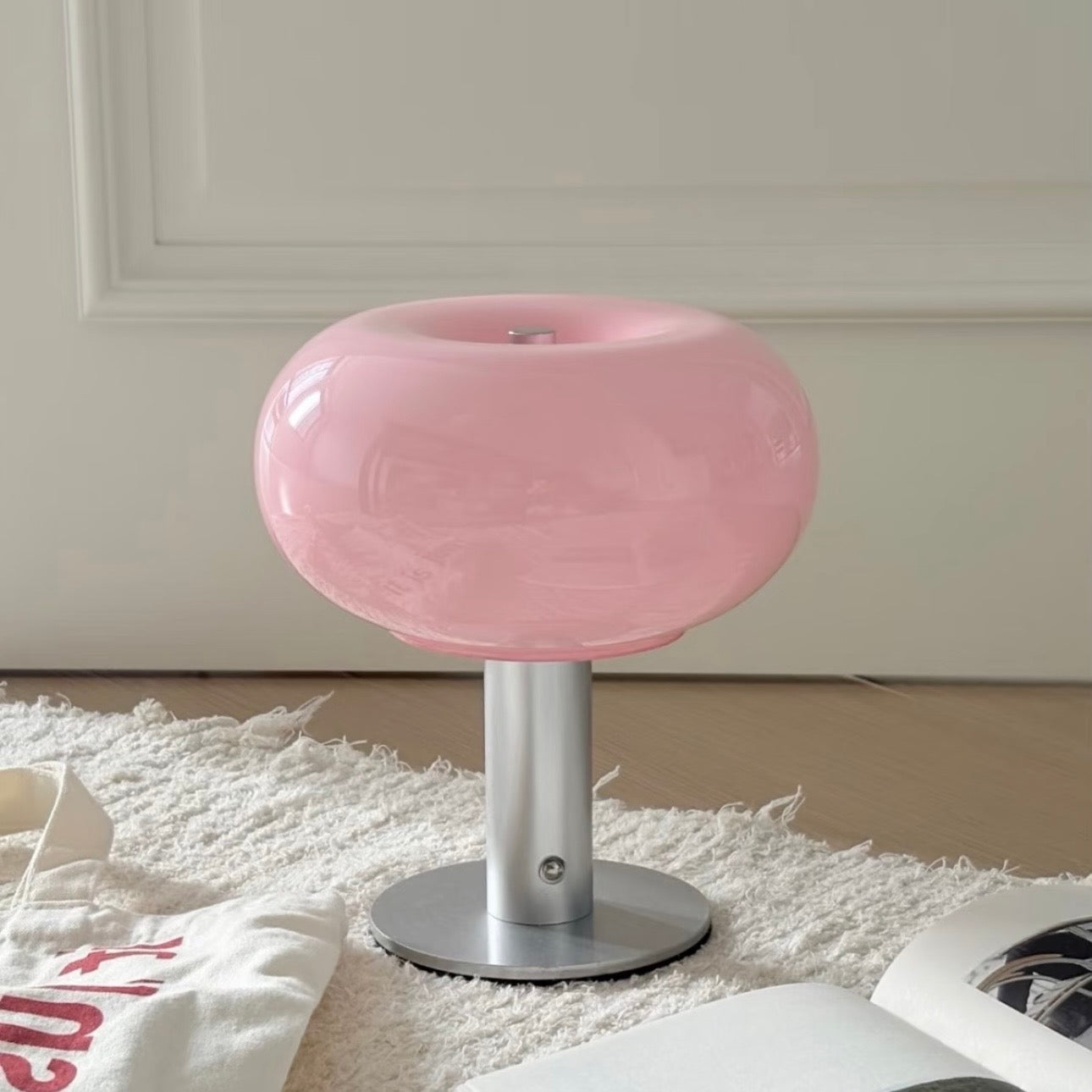Bauhaus Halo Glass Table Lamp | Cordless Designer Light | Lumiosa