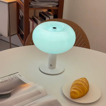 Bauhaus Halo Glass Table Lamp | Cordless Designer Light | Lumiosa