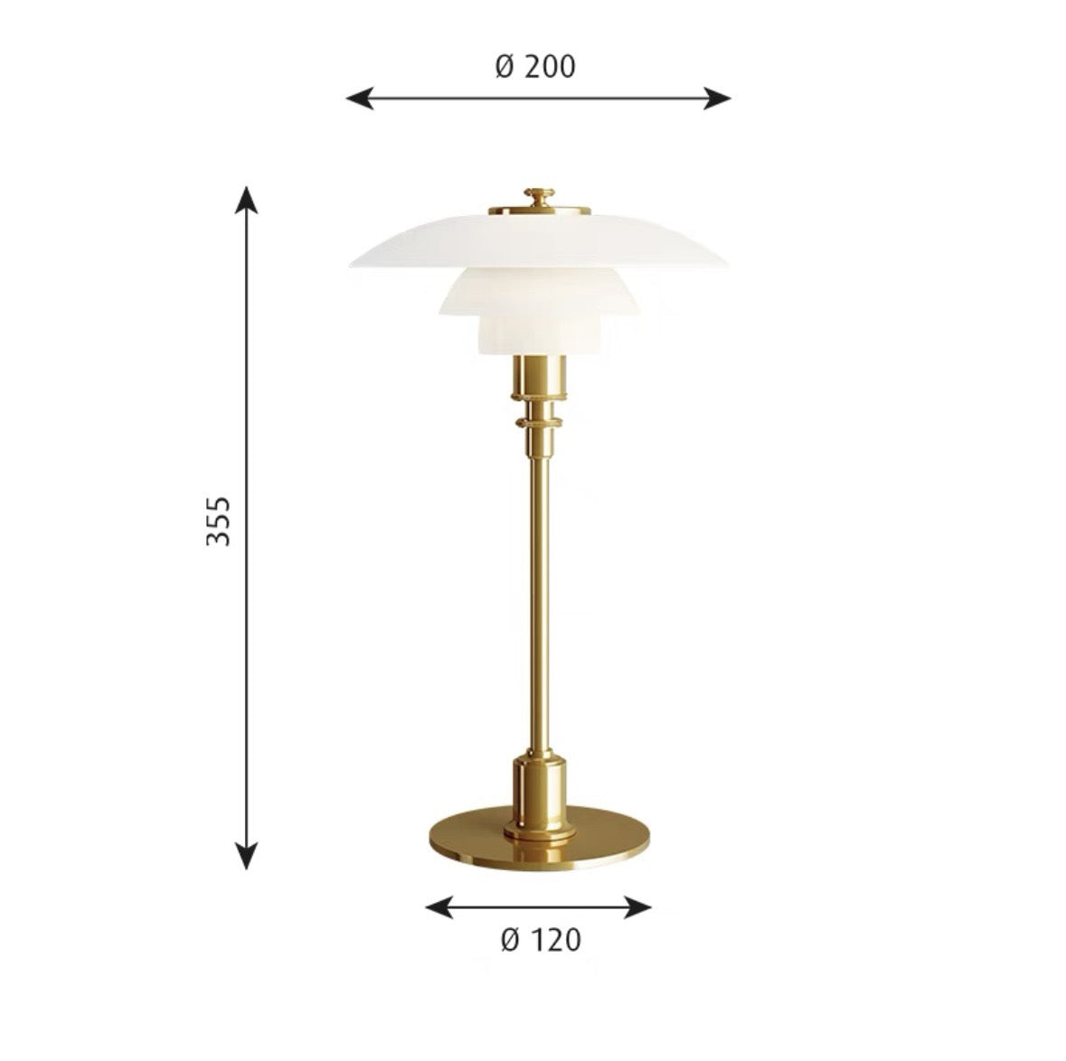 Scandinavian Glass Table Lamp | Ambient Designer Light | Lumiosa