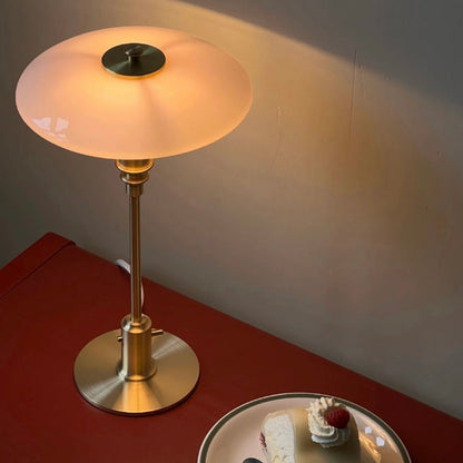 Scandinavian Glass Table Lamp | Ambient Designer Light | Lumiosa