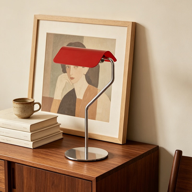 Colorful statement lamp for contemporary interior design