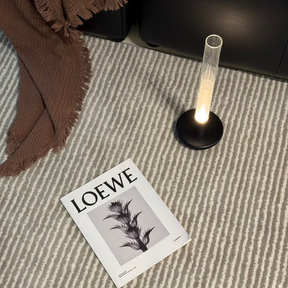 Rechargeable ambient table lamp for bedroom and patio