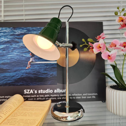 Retro Bauhaus LED Desk Lamp – Adjustable Modern Eye-Care Light