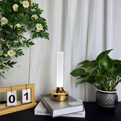 Vintage USB Candle Table Lamp – Dimmable Ambient Night Light