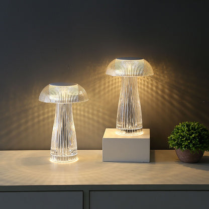 Crystal luxury touch jellyfish night light