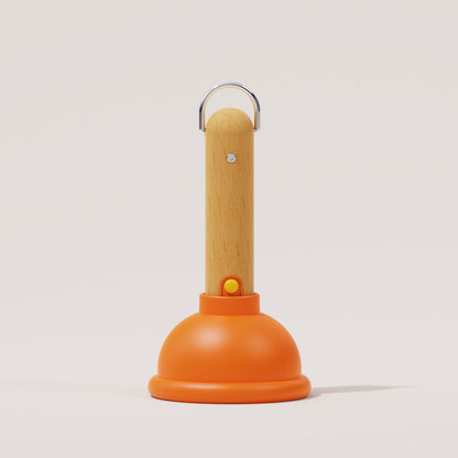 Toilet plunger-Shaped silicone night light: quirky ambiance lamp