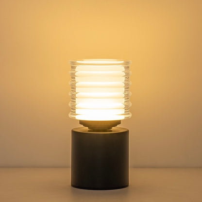 Minimalist Rechargeable Ambient Lamp | French-Inspired Cordless Touch Light