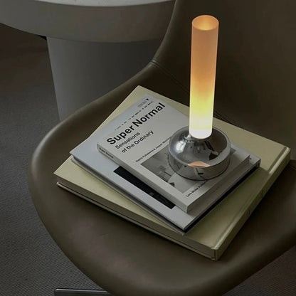 Vintage USB Candle Table Lamp – Dimmable Ambient Night Light