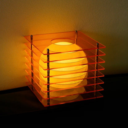 Minimalist Acrylic Moon Lamp – USB Touch Ambient Night Light