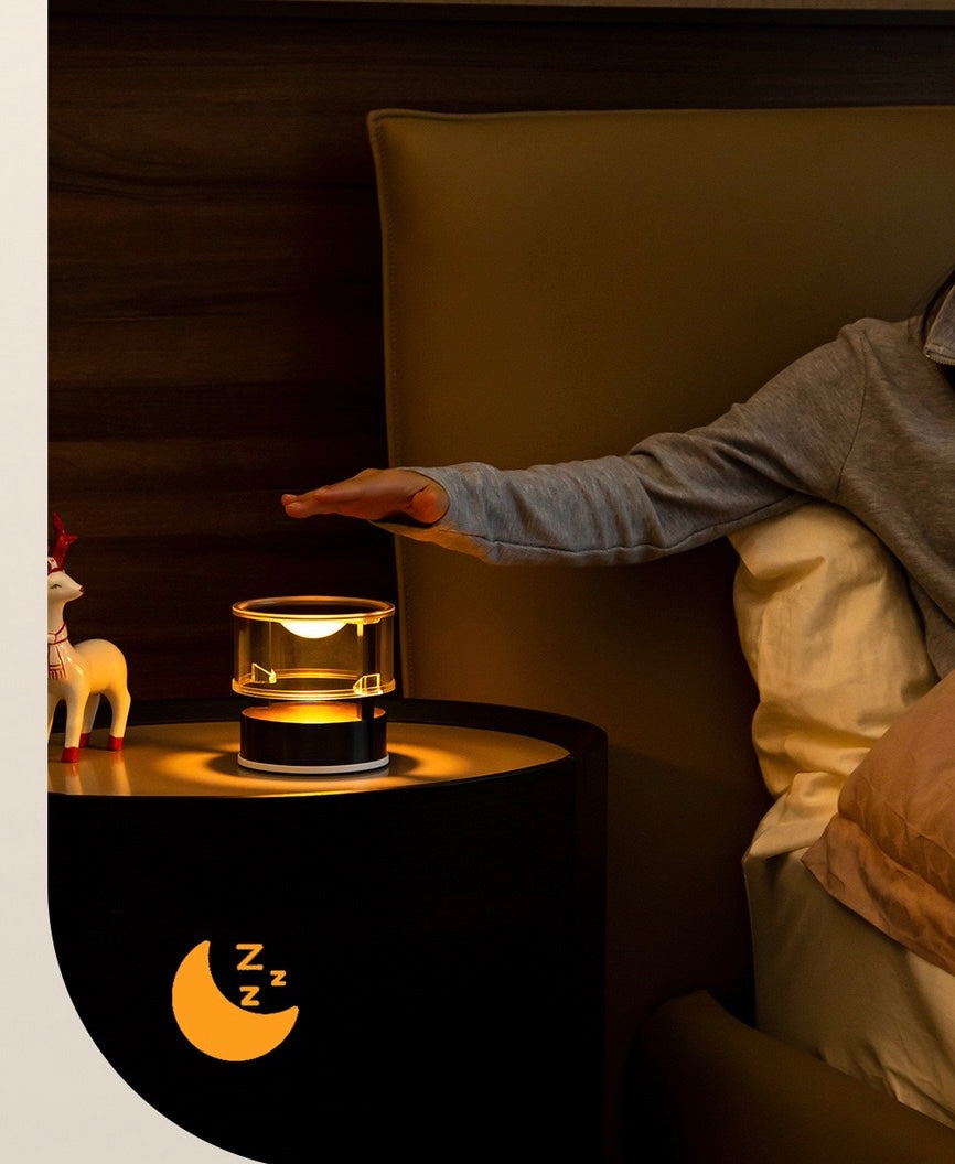 rechargeable smart bedside lamp with 4000mAh battery