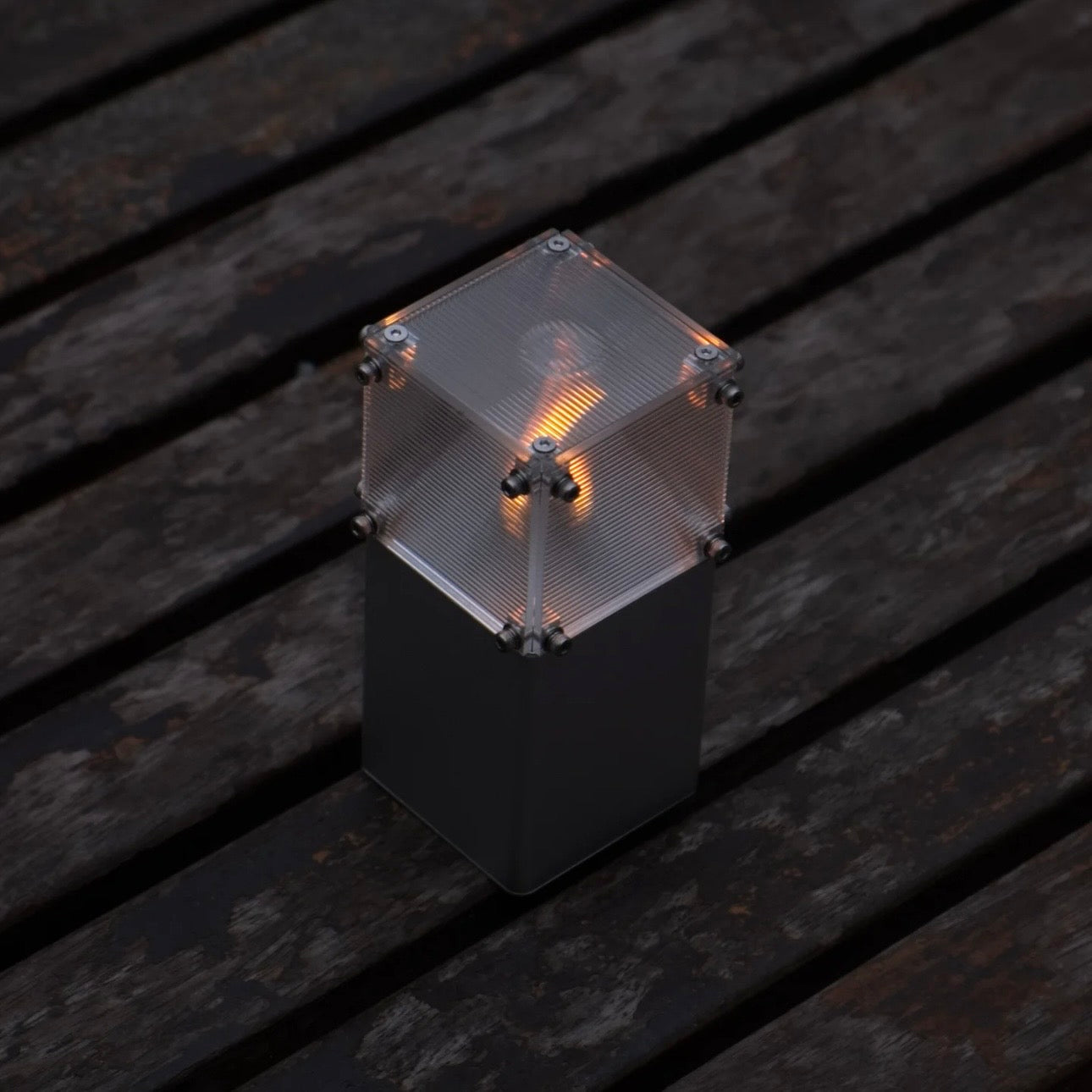 Minimalist cordless ambient light for bedroom nightstand decor