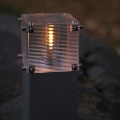 Portable rechargeable camping lantern with 4880mAh battery and warm glow