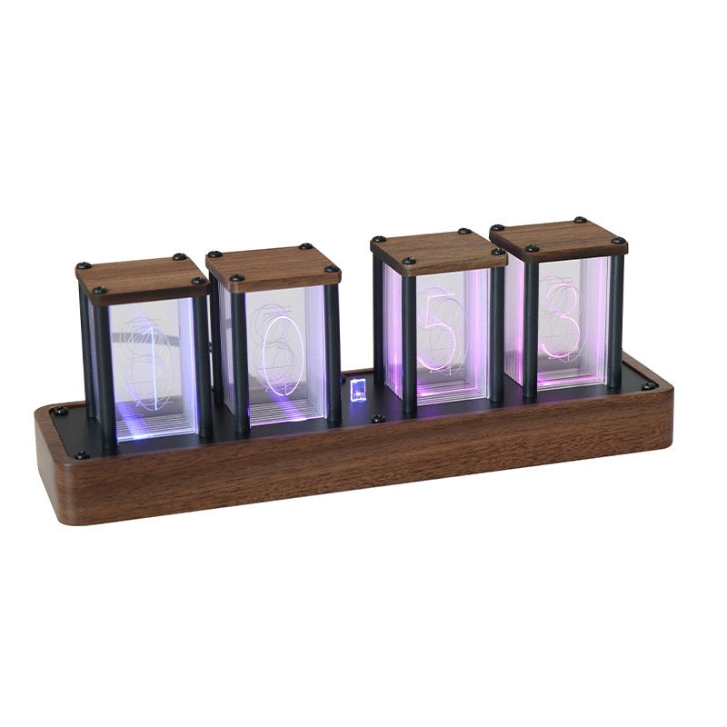 USB Powered Neon Clock with Battery Backup