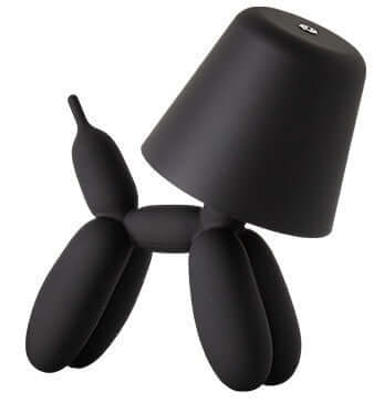 Balloon Dog Table Lamp - Cordless LED Dimmable Night Light | Aesthetic Home Decor & Portable Camping Lantern - USB Rechargeable