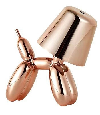 Balloon Dog Table Lamp - Cordless LED Dimmable Night Light | Aesthetic Home Decor & Portable Camping Lantern - USB Rechargeable