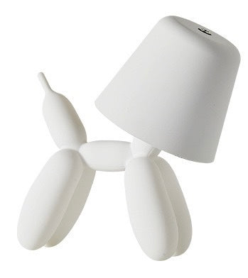 Balloon Dog Table Lamp - Cordless LED Dimmable Night Light | Aesthetic Home Decor & Portable Camping Lantern - USB Rechargeable