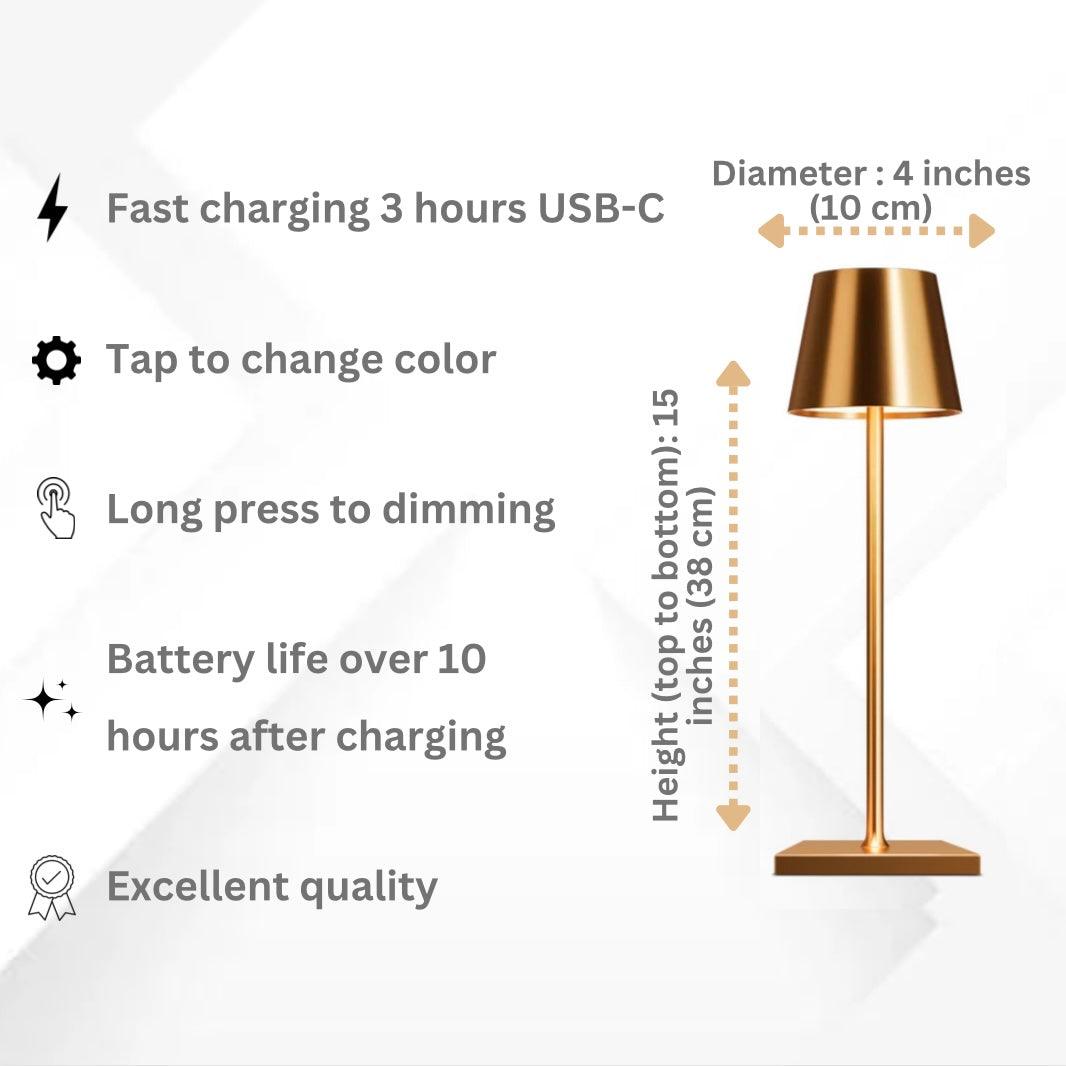 Minimalist LED desk lamp for home office
