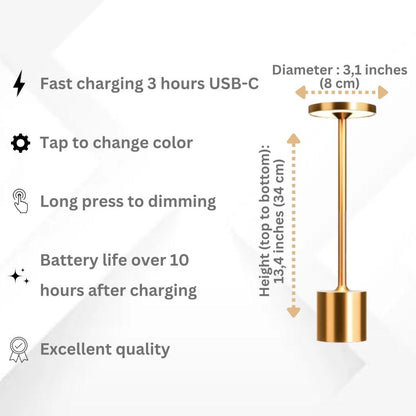 Soft warm light Scandinavian table lamp