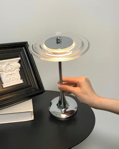 Modern UFO Touch Table Lamp – Rechargeable LED Desk & Bedside Light