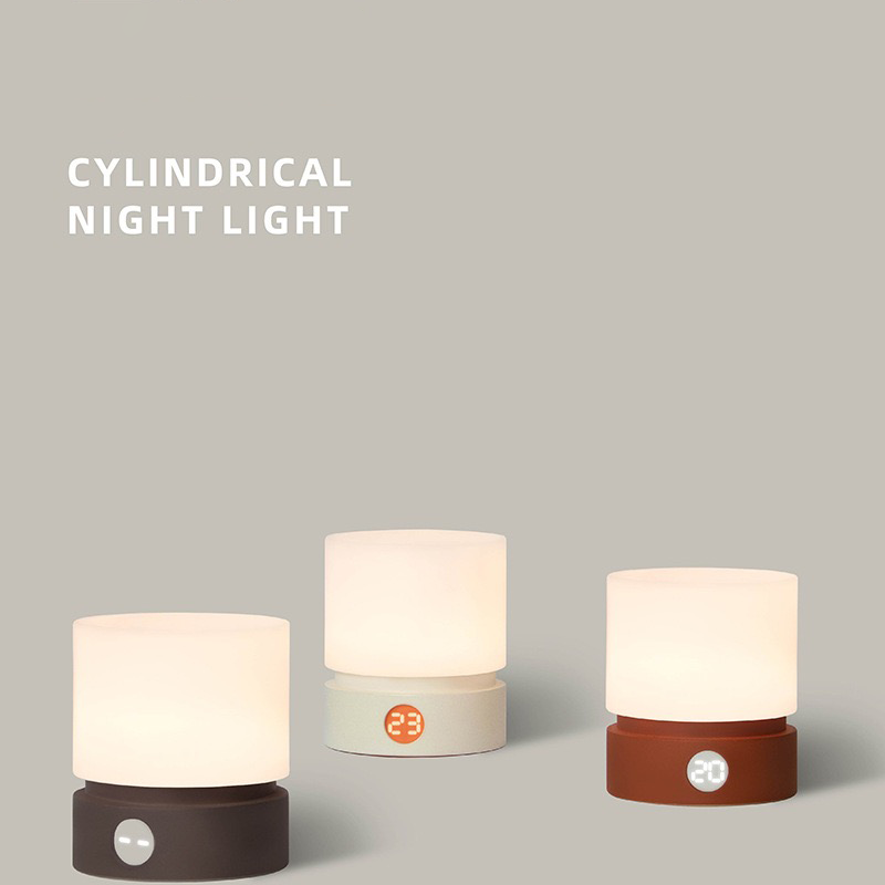 Rechargeable cylinder-shaped LED night light