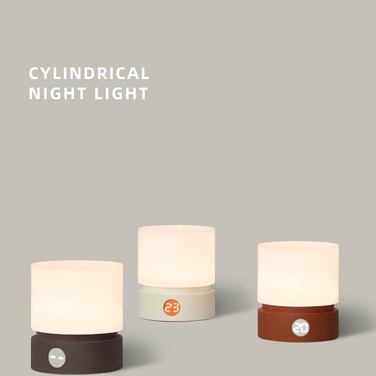 Rechargeable cylinder-shaped LED night light