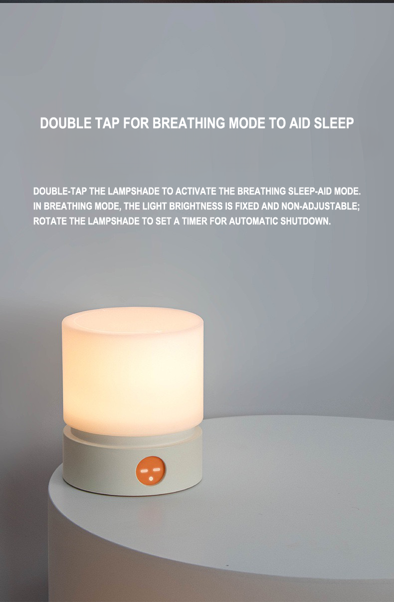Rechargeable cylinder-shaped LED night light