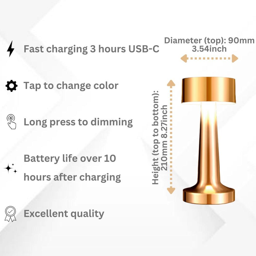 Warm soft light Scandinavian table lamp for home decor