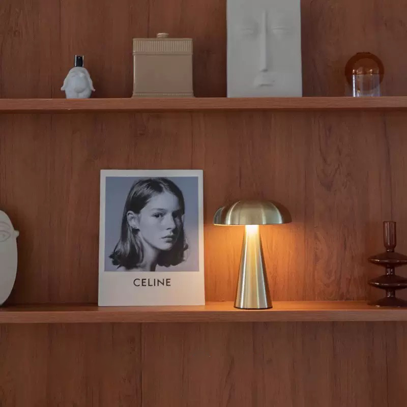Eye-protective LED light table lamp with metal body