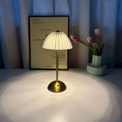 Pumpkin rechargeable table lamp
