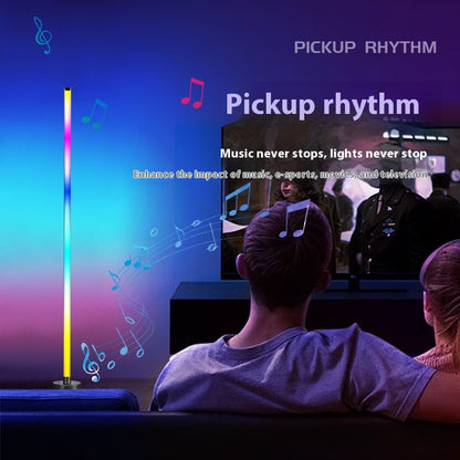 Splicing floor lamp - light follows, brightening a colorful life