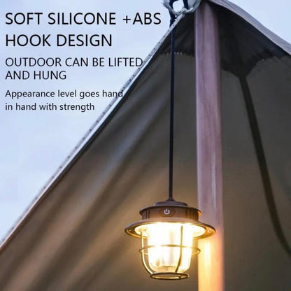 Retro camping lamp