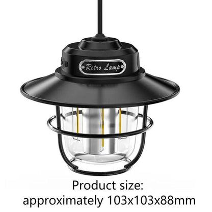 Retro camping lamp