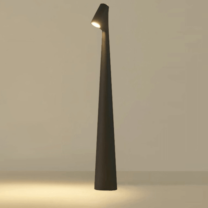 Modern cone-shaped desk lamp with a spotlight, ideal for contemporary workspace or home decor.