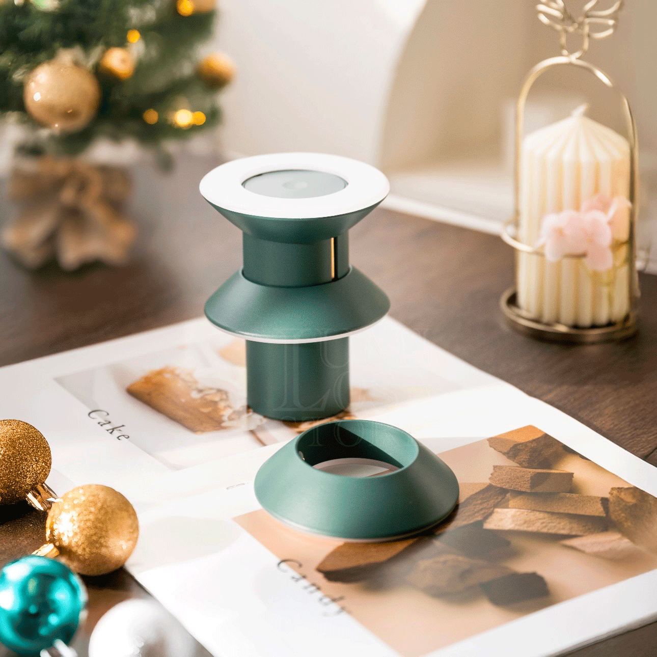 Modular Touch Mushroom Lamp | Rechargeable Portable Bedside Light